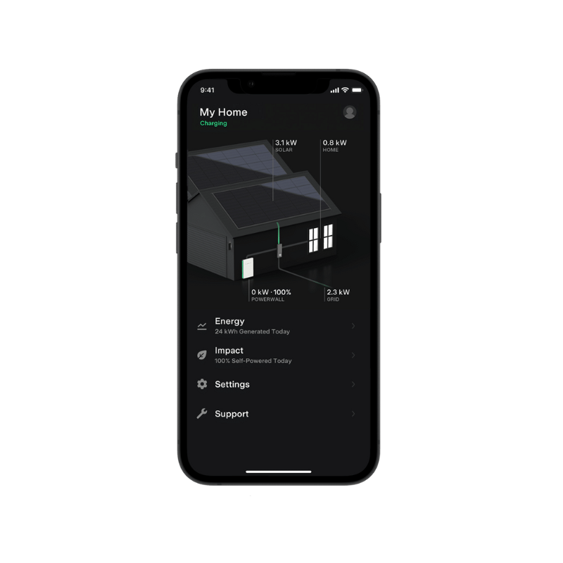 Tesla monitoring app